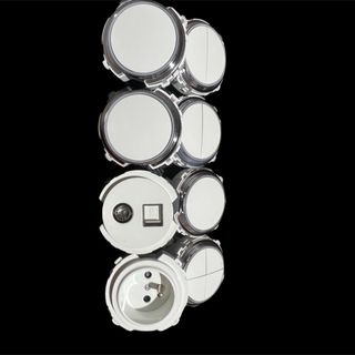 Conjunto de 8 interruptores elétricos