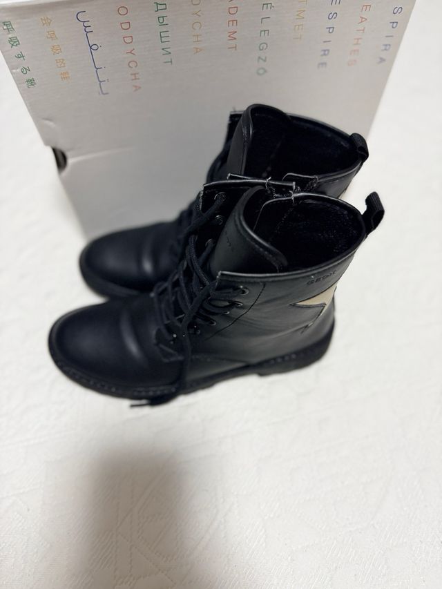 Botas niña negras Geox talla 34