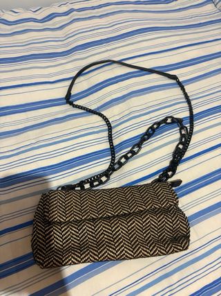 Bolso Paco Martínez Beige y Negro