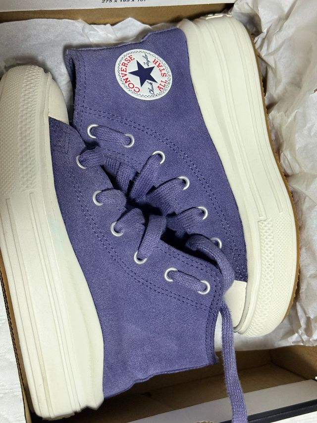 Converse plataforma moradas