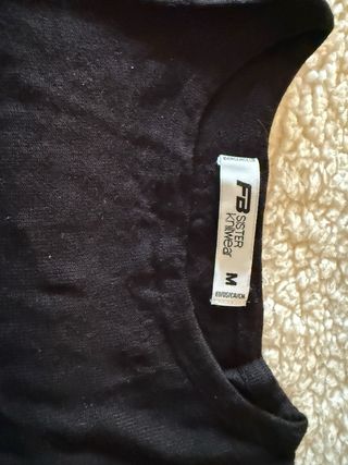 Camiseta negra mangas originales