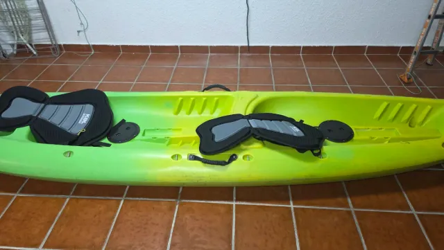 Piragua 2 plazas asientos nuevos