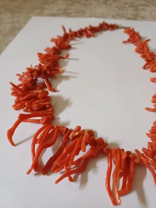 Collana corallo naturale rametti
