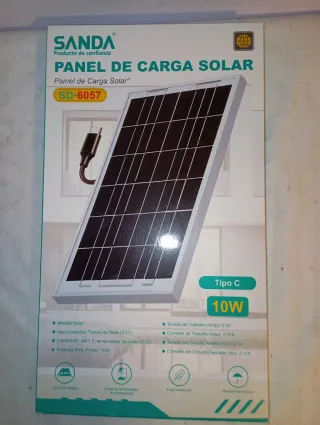 Panel de carga solar