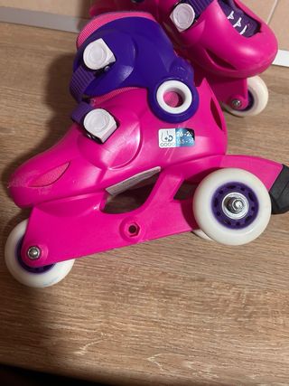 Patines Oxelo niña rosa y morado