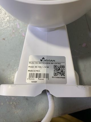 Câmara de Segurança NIVIAN WiFi 2K Super HD