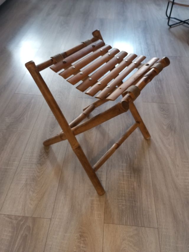 Sedia pieghevole in bambù