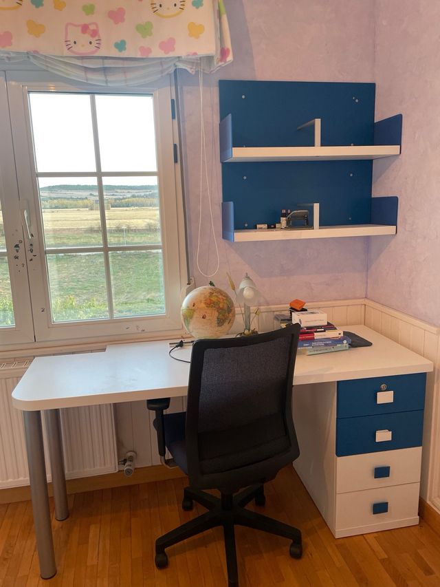 Habitación juvenil 2 camas + cajonera