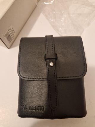 Portafiaschetta e fiaschetta in pelle Dal Negro