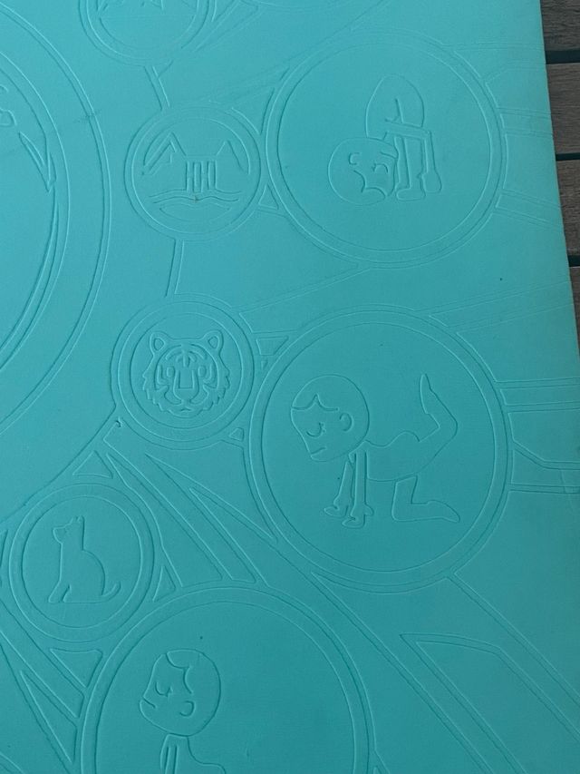 Esterilla Yoga Infantil turquesa