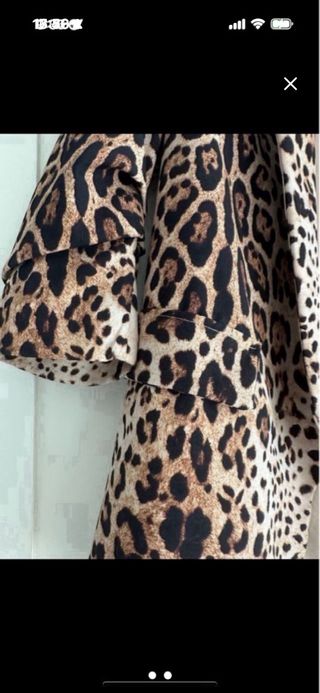 Americana leopardo beige y marrón