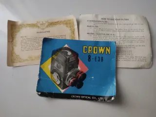 ANTIGUA CÁMARA DE VIDEO CROWN 8-E3B - SUPER 8