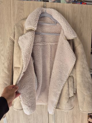 Abrigo Parka Beige Talla M