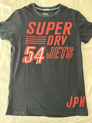 Camiseta Superdry azul hombre T.L