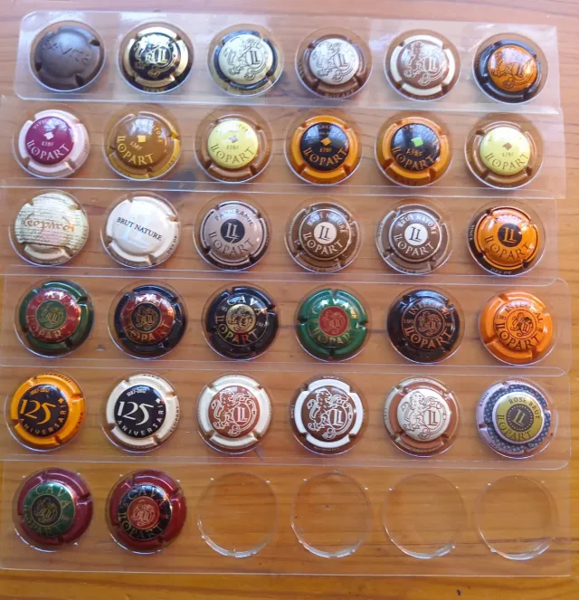 Xapas de cava coleccionables