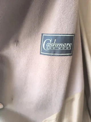 Cappotto uomo puro cashmere beige