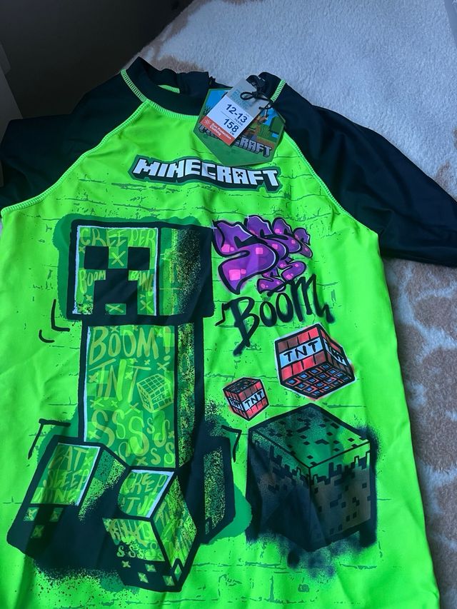 Traje de baño Minecraft niño 12-13 años 158 cms