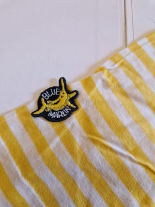 Maglietta Ermenegildo Zegna a righe gialle e blu