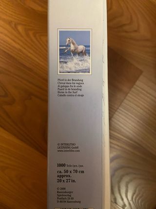 Puzzle Ravensburger 1000 pezzi Cavallo Bianco