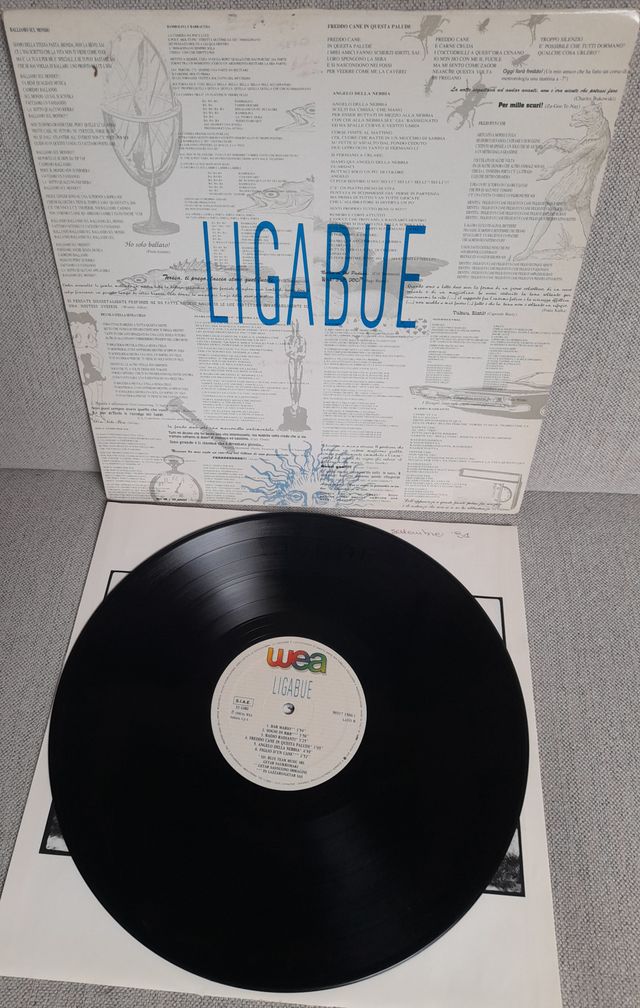 Ligabue - Ligabue. 1° Stampa Ita 1990