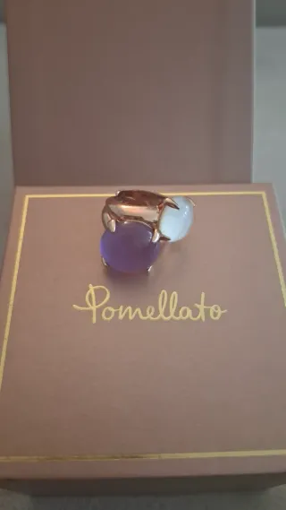Anello Pomellato M'ama Non M'ama con ametista e luna