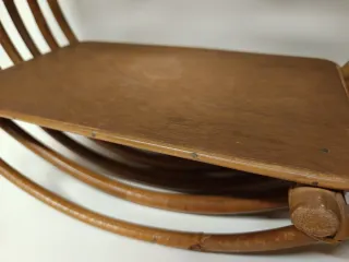 Estanterías vintage redondas de bambú