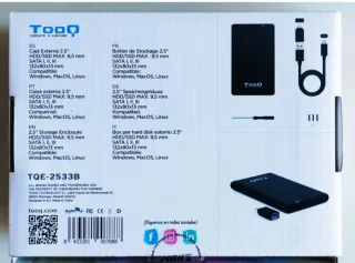 Adaptador Disco Duro Interno a Externo TooQ