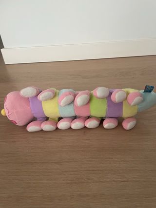 Peluche Sonajero Gusano Multicolor Bebé