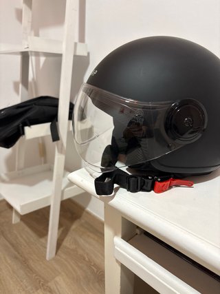 Casco Jet Moto SKA-P Negro