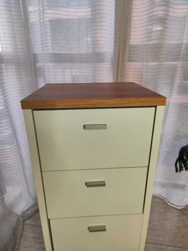 Mueble auxiliar baño 3 cajones y puerta