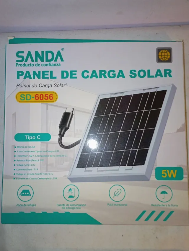 Placa Carga Solar 