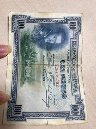 Billete 100 pesetas Banco de España 1925