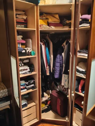 Armario ropero cerezo macizo