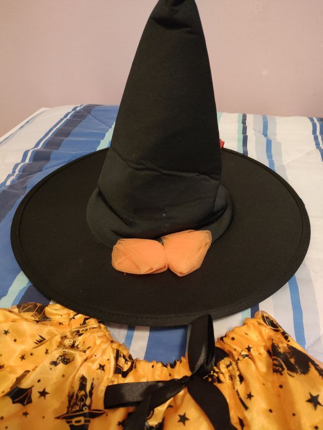 Falda y gorro bruja Halloween