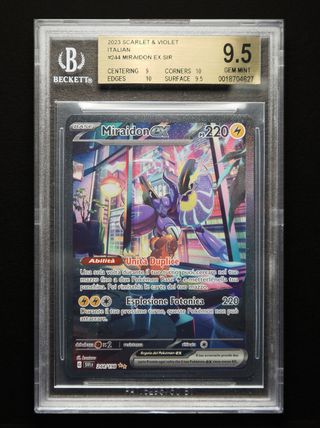 Carta Pokémon TCG "Miraidon BGS 9.5 Gold" 