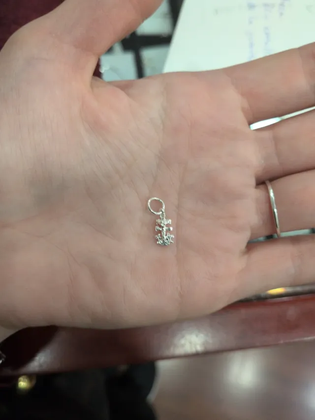 Mini Cruz Caravaca Plata