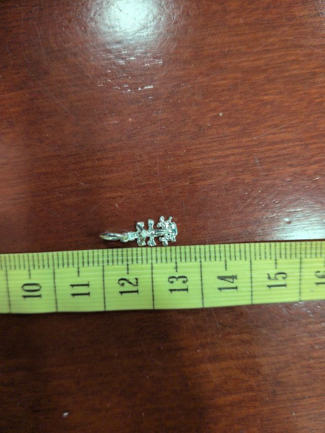 Mini Cruz Caravaca Plata