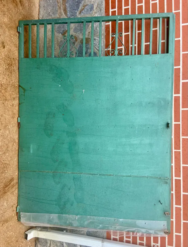 3 puertas de cancela, de hierro