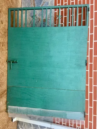 3 puertas de cancela, de hierro