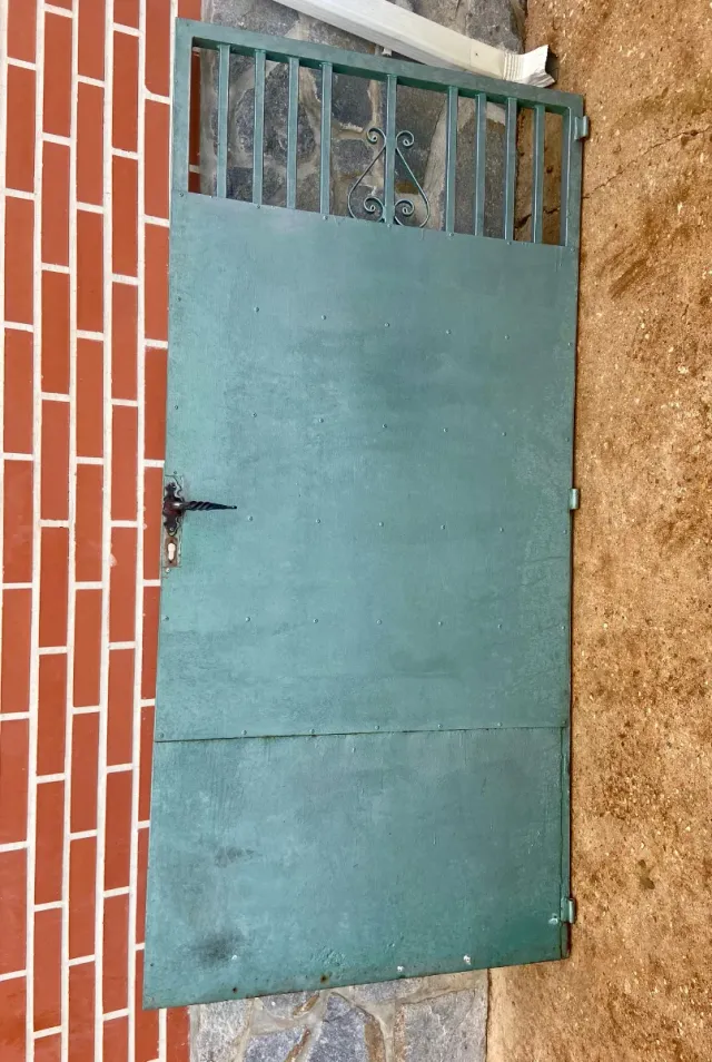 3 puertas de cancela, de hierro