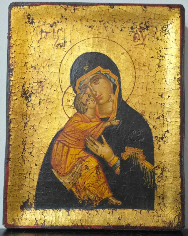 Icono religioso bizantino "Vladímir"