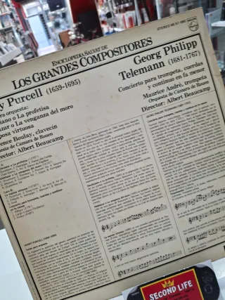 Vinilo Henry Purcell Georg Philipp Telemann