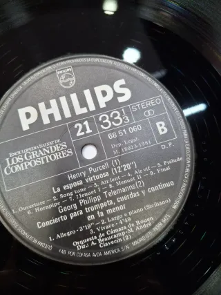 Vinilo Henry Purcell Georg Philipp Telemann