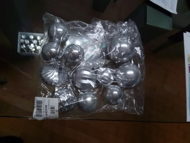 Bolas de Navidad Plateadas