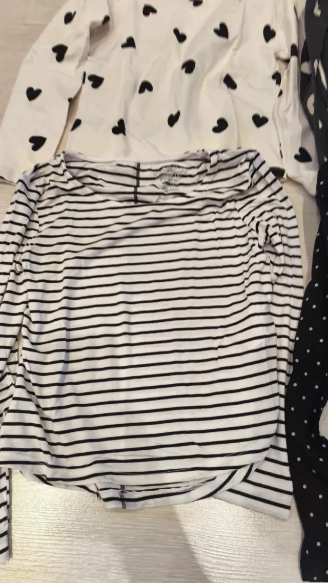 Lote 4 Camisetas Niña Manga Larga