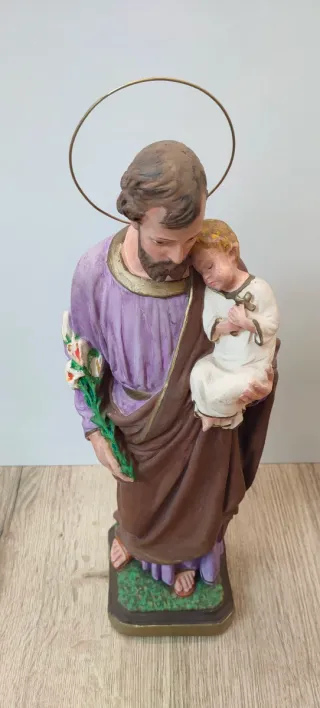 Figura San José con Niño Jesús