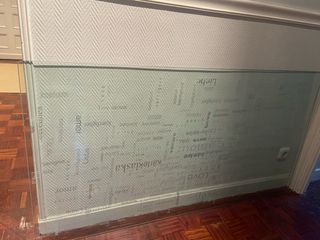 Mesa de cristal transparente