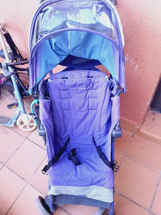 Carrito Maclaren Morado
