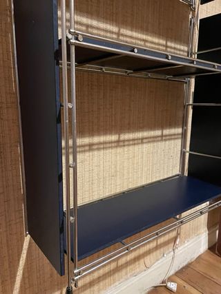 Estantería retro metal y madera