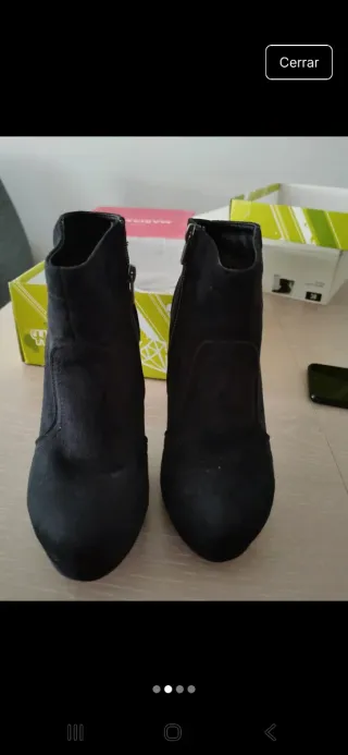 Botines Antelina Tacón 11cm